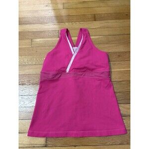 Lululemon Size 12 Deep V Neck Tank Top Pink
